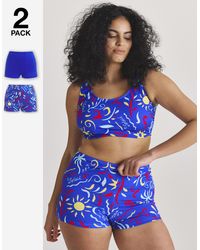 Simply Be - 2 Pack Value Bikini Shorts - Lyst