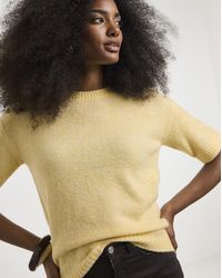 Simply Be - Sponge Ss Boxy Knitted Tee - Lyst