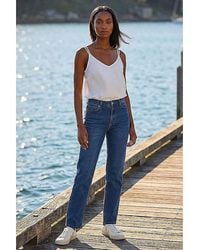 Roman Petite - Stretch Straight Leg Jeans - Lyst