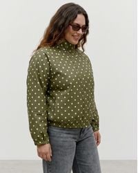 Vero Moda - Kayla High Neck Polka Jacket - Lyst