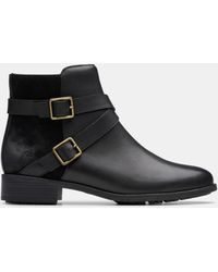 Clarks - Havisham Bay Leath Boot D Fit - Lyst