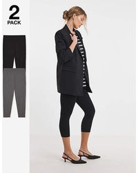 Simply Be - 2 Pack Cropped Jersey Leggings - Lyst