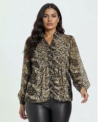 Religion - Pleated Ruffle Shirt - Lyst