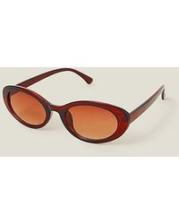 Accessorize - Resin Oval Sunglasses - Lyst