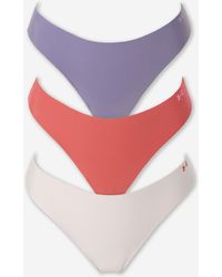 Under Armour - 3 Pack No Show Thongs - Lyst