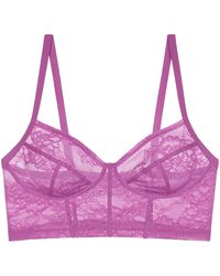 Triumph - Smart Deco Longline Bra - Lyst
