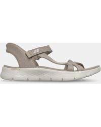 Skechers - Go Walk Illuminate Sandals Wf - Lyst