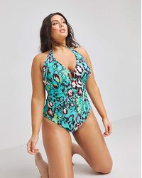 Simply Be - Tummy Control Swimsuit - Lyst