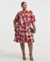 Joanna Hope - Tiered Shift Dress - Lyst