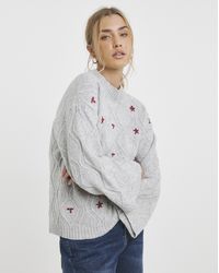 Native Youth - Floral Applique Jumper - Lyst