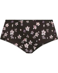 Goddess - Kayla Full Fit Briefs Blk Print - Lyst