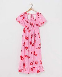 Lovedrobe - Puff Sleeve Maxi Dress - Lyst