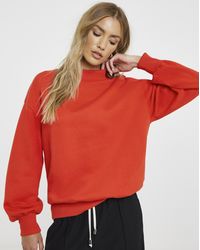 Simply Be - High Neck Sweatshirt - Lyst