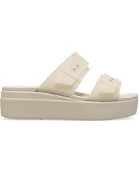 Crocs™ - Brooklyn Buckle Low Wedge - Lyst