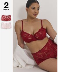 Pretty Secrets - 2 Pack Daisy Lace Shorts - Lyst