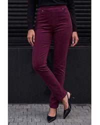 Roman - Roman Corduroy Straight Leg Trouser - Lyst