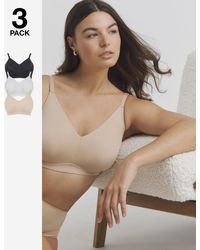 Pretty Secrets - 3 Pack Claire Micro Full Cup Nw Bras - Lyst