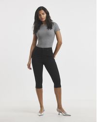 Simply Be - Stretch Denim Capri Jeans - Lyst
