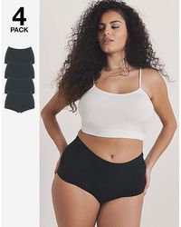 Pretty Secrets - 4 Pack Boy Short Knickers - Lyst