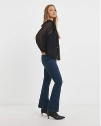 Simply Be - Super Stretch Denim Flared Jeans - Lyst