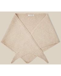 Monsoon - Fae Knitted Triangle Scarf - Lyst
