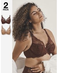 Pretty Secrets - 2 Pack Ella Full Cup Wired Bras - Lyst