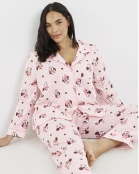 Disney - Minnie Mouse License Revere Pyjama Set - Lyst