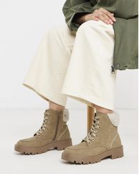 Simply Be - Lace Up Ankle Boot Ex Wide - Lyst