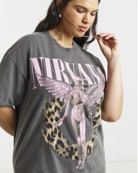 Simply Be - Nirvana License T-Shirt - Lyst