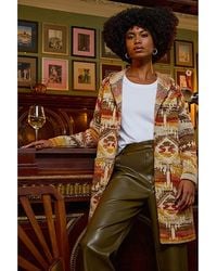 Roman - Roman Jacquard Knit Cardigan - Lyst