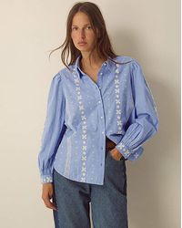 Monsoon - Felicity Embroidered Shirt - Lyst