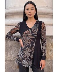 Roman - Roman Fern Asymmetric Panel Top - Lyst