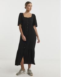 Simply Be - Crinkle Maxi Dress - Lyst