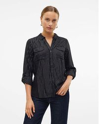 Vero Moda - Bumpy Glitter Shirt - Lyst