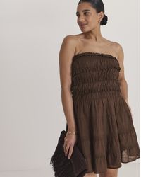 Beach To Beach - Bandeau Mini Beach Dress - Lyst