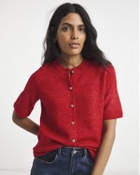 Simply Be - Short Sleeve Cardigan - Lyst