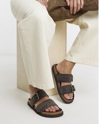 Simply Be - Two Strap Buckle Sandals Wide Fit - Lyst