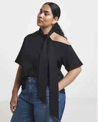 Simply Be - Scarf Neck Top - Lyst