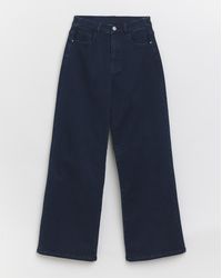 Simply Be - Fleece Lined Cosy Wide Leg Jeans - Lyst