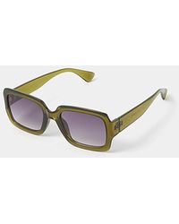 Accessorize - Rectangle Frame Sunglasses - Lyst