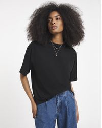 Simply Be - Slub Crew Neck T-Shirt - Lyst