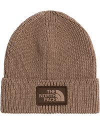 The North Face - Logo Box Cuffed Beanie - Lyst