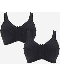 Pretty Secrets - 2 Pack Sally Minimiser Non Wired Bras - Lyst