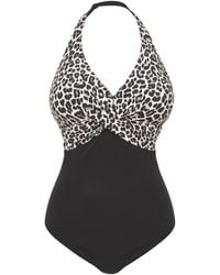 Figleaves - Figleaves Tailor Swimsuit Longer Length - Lyst
