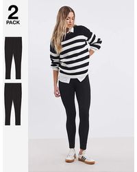 Simply Be - 2 Pack Jersey Full Length Legging - Lyst