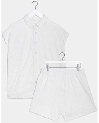 Simply Be - Mix And Match Towelling Beach Co-Ord - Lyst