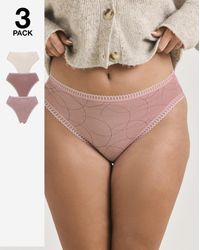 Sloggi - 3Pk Gocrush Tai Knicker - Lyst