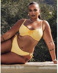 Curvy Kate - Holiday Check Bikini Top - Lyst