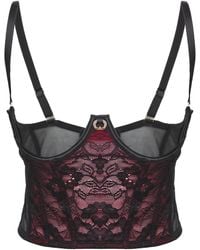 Simply Be - Cupless Underwire Lace Longline Bra - Lyst