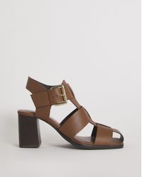 Simply Be - Fisherman Block Heeled Shoes Wide - Lyst